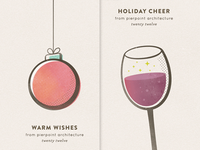 retro holiday christmas dots ornament retro sparkles wine glass