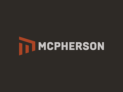 McPherson Branding bajillion branding construction design graphic icon kansas logo m mcpherson web wordmark