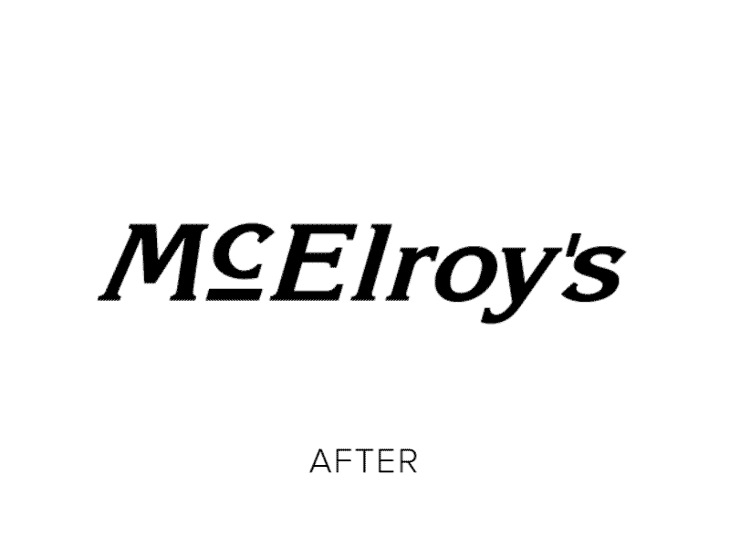 Mcelroys Brand Refresh branding font icon logo rebrand refresh serif website wordmark