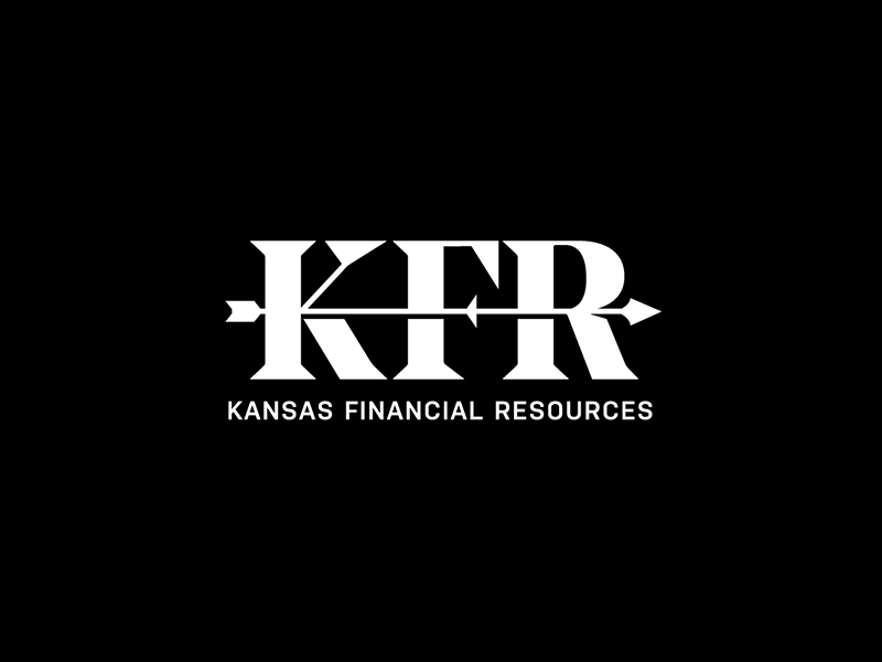 KFR Logo animate animation archery arrow brand branding design f financial icon k kansas kfr logo modern r rebrand refresh serif wordmark