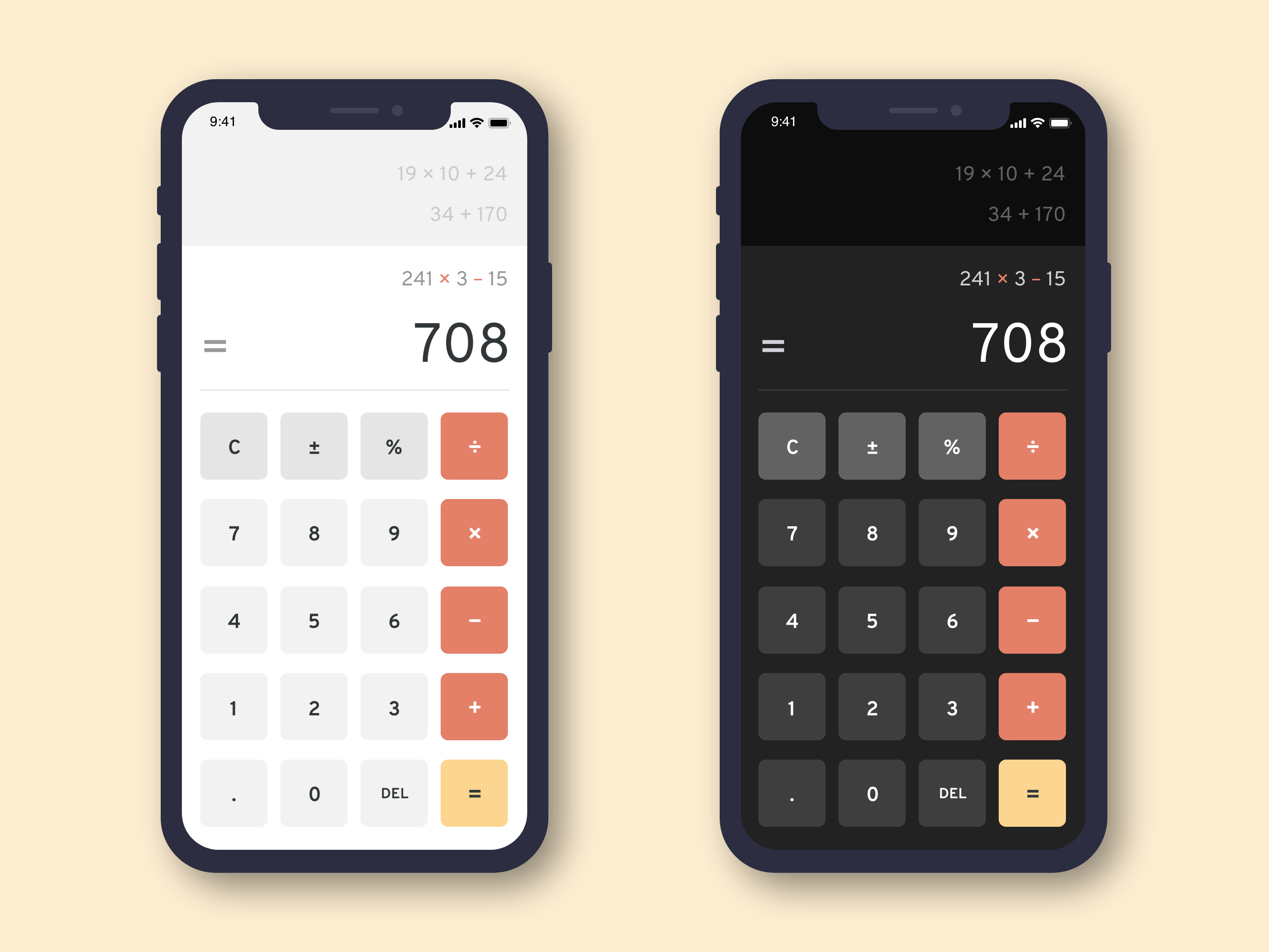 Calculator by Rose Chang on Dribbble