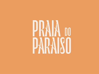 Praia do Paraiso - Luxury Resort branding design graphic design logo vector