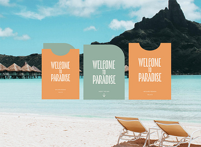 Praia do Paraiso - Room Keys brand branding design graphic design illustration logo typography vector
