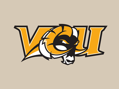 VCU Logo Concept athletic logo branding logo logomark