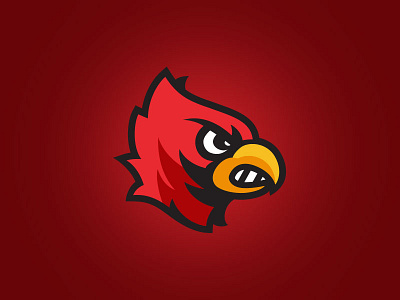 Louisville Cardinal logo logo logomark