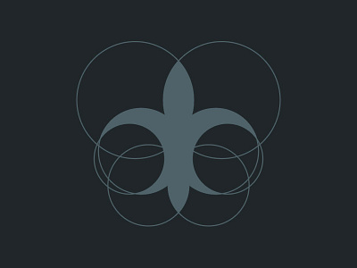 Fleur De Lis fleur de lis geometry logo
