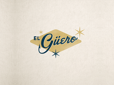 El Güero Logotype brand branding logo logo design logotype mark restaurant san diego seafood tijuana