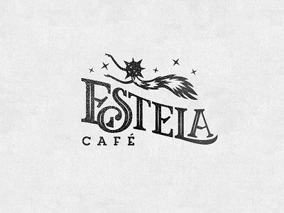 Logo_ Estela brand coffee graphicdesign lettering vector