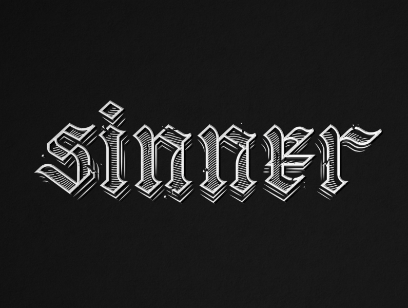 Sinner эскиз тату