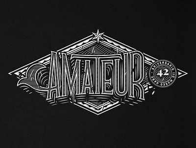 Amateur Lettering illustration lettering san diego texture