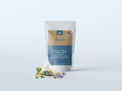 CBD Packaging for a Tea