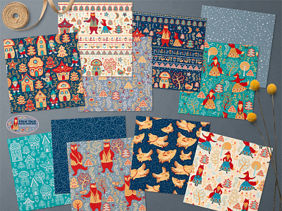 Scandinavian Folk Art designs, themes, templates and downloadable graphic  elements on Dribbble