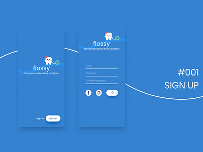 DailyUI - 001 - Sign Up