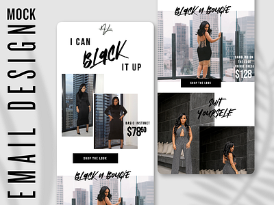 Nichole Lynel — Email Mock Design email email design email marketing