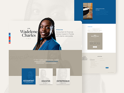 Personal Portfolio Website Redesign branding simplistic webdesign