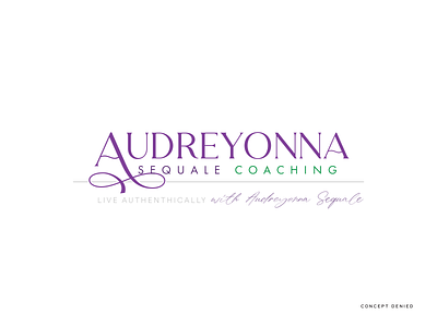 Audreyonna Sequale Coaching — Logo Concept