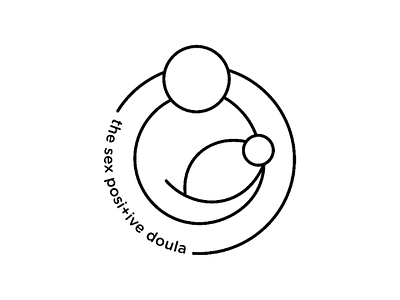 The Sex Positive Doula - Logo branding branding design design doula line art logo logo design minimal monoline