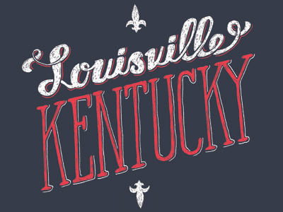 Louisville Kentucky design kentucky louisville script type typography