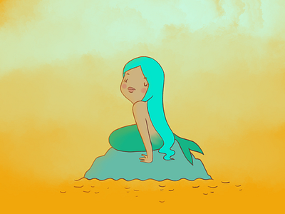 Mermaid character design colors illustration mermaid