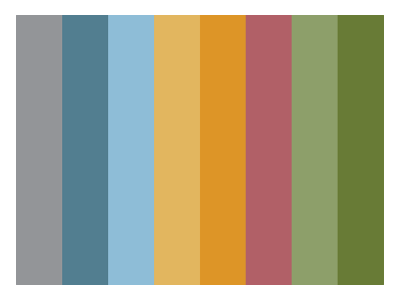 Colour palette by Shaun Cuff on Dribbble