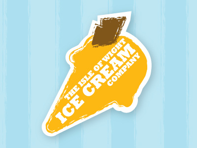 The Isle Of Wight Ice Cream Co branding food identity logo visual