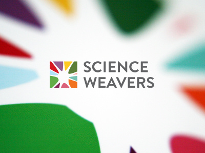 Science Weavers logo colours logo science