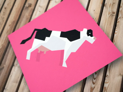 Cow illustration cow icon illustration