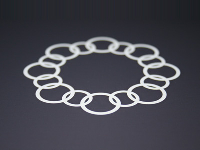 Chain Circle circle logo mark pattern