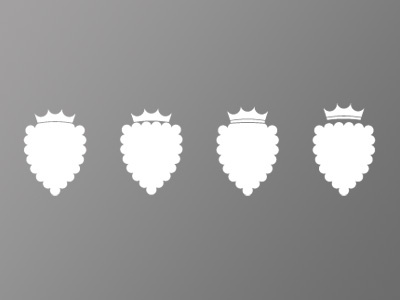 Blackberry Shield crown fruit heritage logo security shield