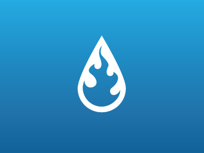 Fire & Water fire logo water