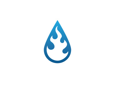 Fire And Water fire logo water