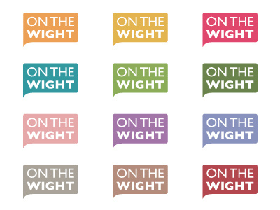 On The Wight Logo Suite colours logo
