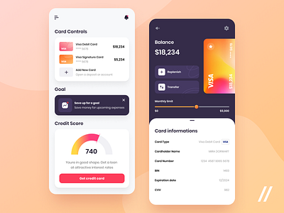 Banking App app dailyui design mobile ui ui ux