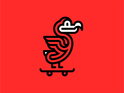 Dodo bird logo pizza sayapin саяпин