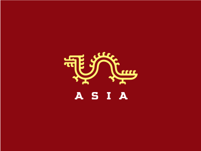 Asia asia concept design dragon logo sale sayapin vector логотип саяпин