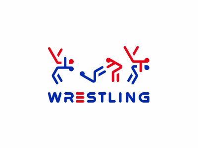 Wrestling concept design logo sale sayapin wrestling логотип саяпин