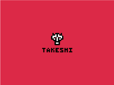 Takeshi 8 bit concept design logo sale sayapin takeshi логотип саяпин