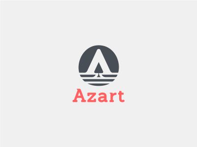 Azart azart concept design logo play sale sayapin vector логотип саяпин