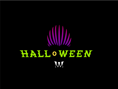 Halloween concept design halloween logo sale sayapin логотип саяпин