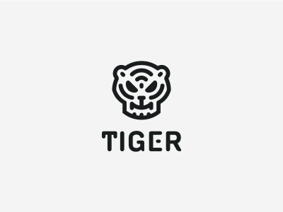 Tiger Wi-Fi concept design logo sale sayapin tiger wi fi логотип саяпин