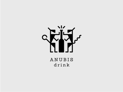 Anubis Drink alcohol anubis concept design drink logo logobaker sale sayapin логотип саяпин