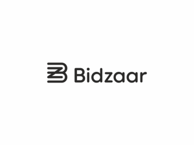 Bidzaar b bidzaar concept logo online saas sale sayapin service tenders web z саяпин