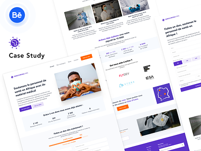 ZeroCorona - Helping medical personnel in Africa africa branding concept covid donations dribbble homepage interface logo new ui ux webdesign