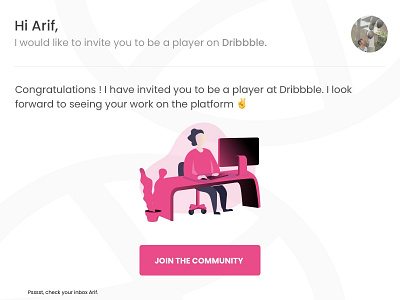 Dribbble Invitation