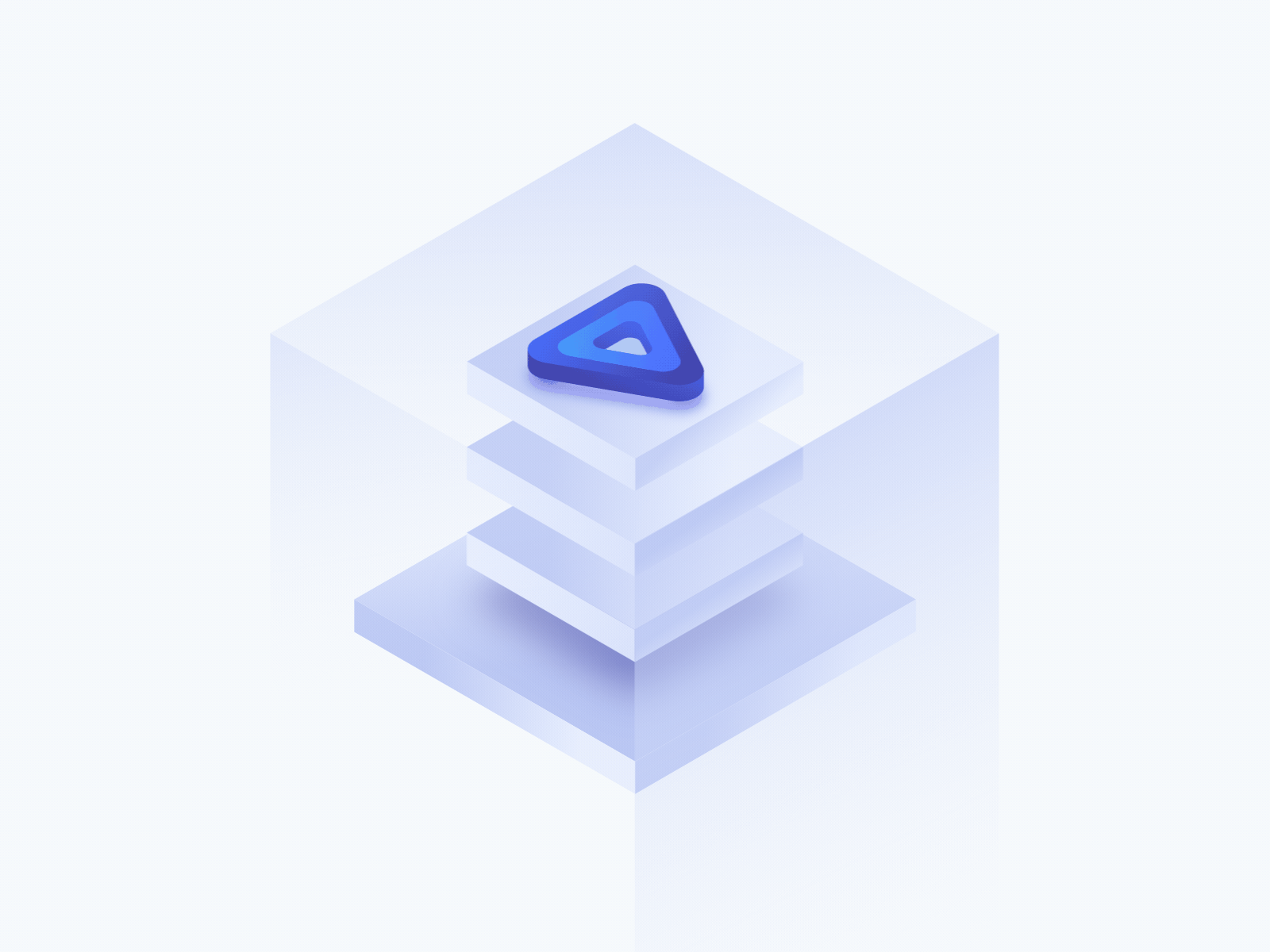 Freeflow app android animation app digital gradient illustration isometric isometric illustration isometry iteo logo minimalistic mobile perspective ui ux 图标 插图