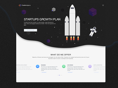 Startup astronauts astronaut design ui