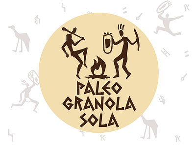 Paleo Granola Sola food logo paleo