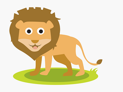 Lion 2d illustration design icon illustration lion lion king lion logo zoo