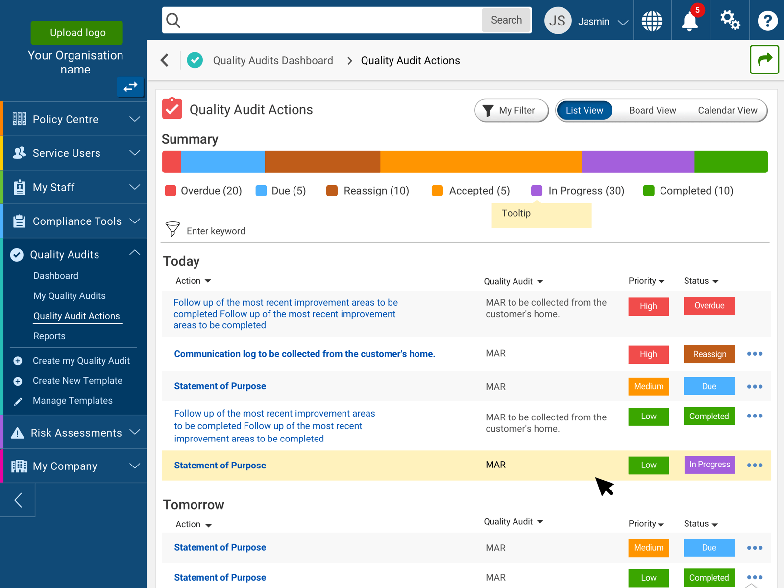 Multiple Filtering Design