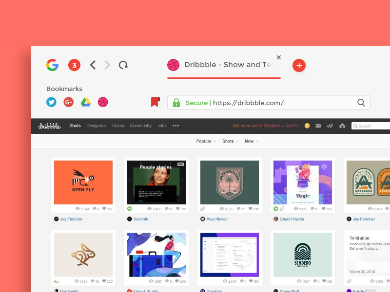 Chrome Redesign By Hariprasad A On Dribbble   C30ce3c773ad39f2e041bb69e094c7f8 